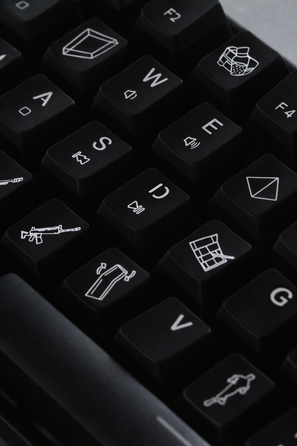 Fortnite Keycaps - Black
