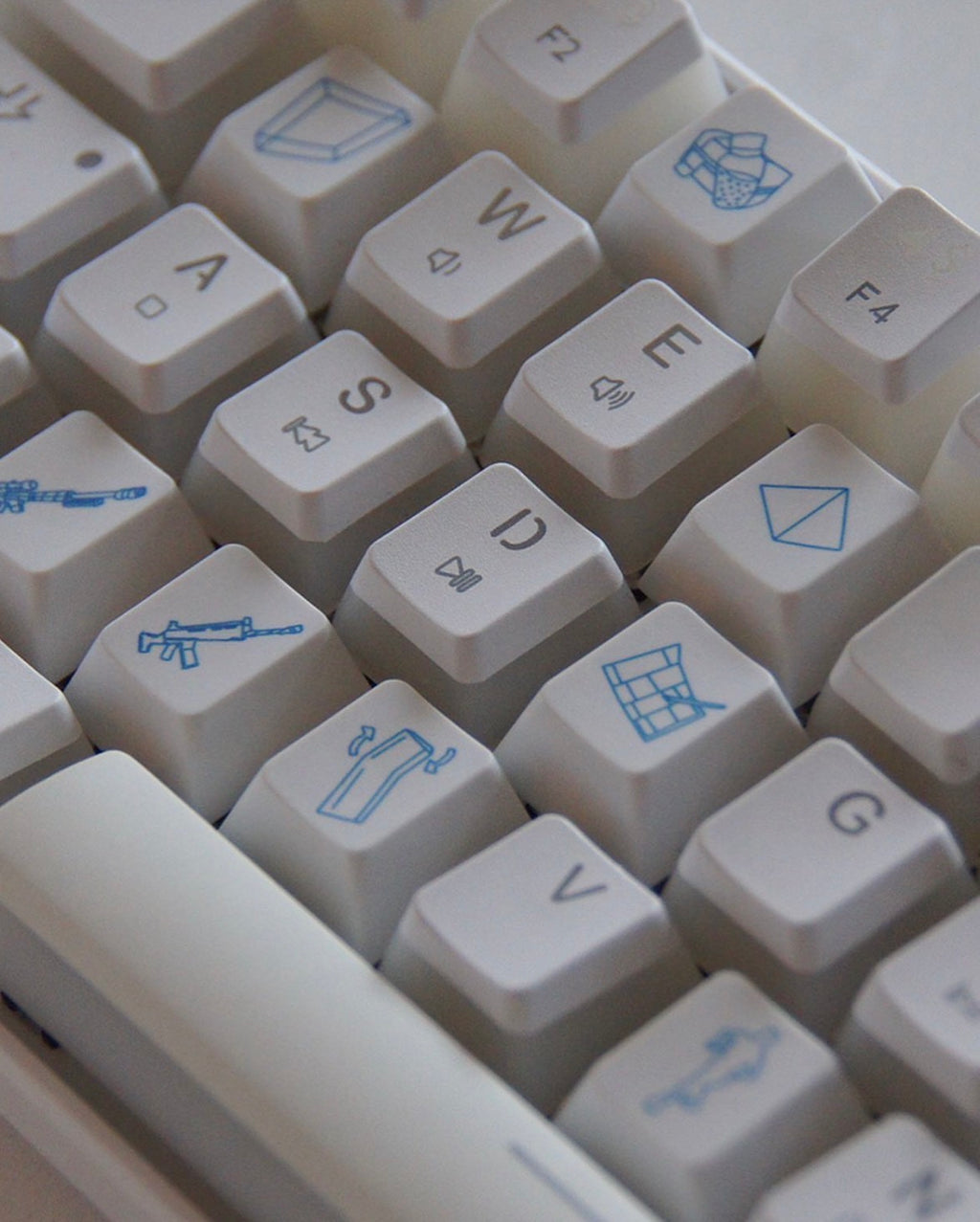Fortnite Keycaps - White