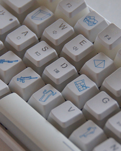 Fortnite Keycaps - White